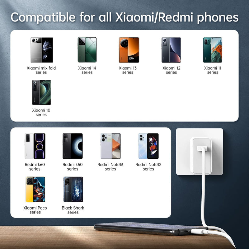 Carregador de parede 120W para Xiaomi Hypercharge Turbo Fast Wall Charger 90W para Xiaomi 15 14 13 12 14T 13T 12T 12s Pro Redmi Note K80 K70 K60 K50 Ultra 12 11T 11 Plus Black Shark 4 5 Poco X5 F4 Gt