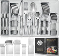 Faqueiro em Aço Inox com 30 Peças, Jogo de Talheres, Talheres, Faqueiro, Talher, Conjunto de Talheres, Jogo de Talher, Kit Talheres, Jogo Talheres, Talheres Inox, Faqueiro Inox (Prata