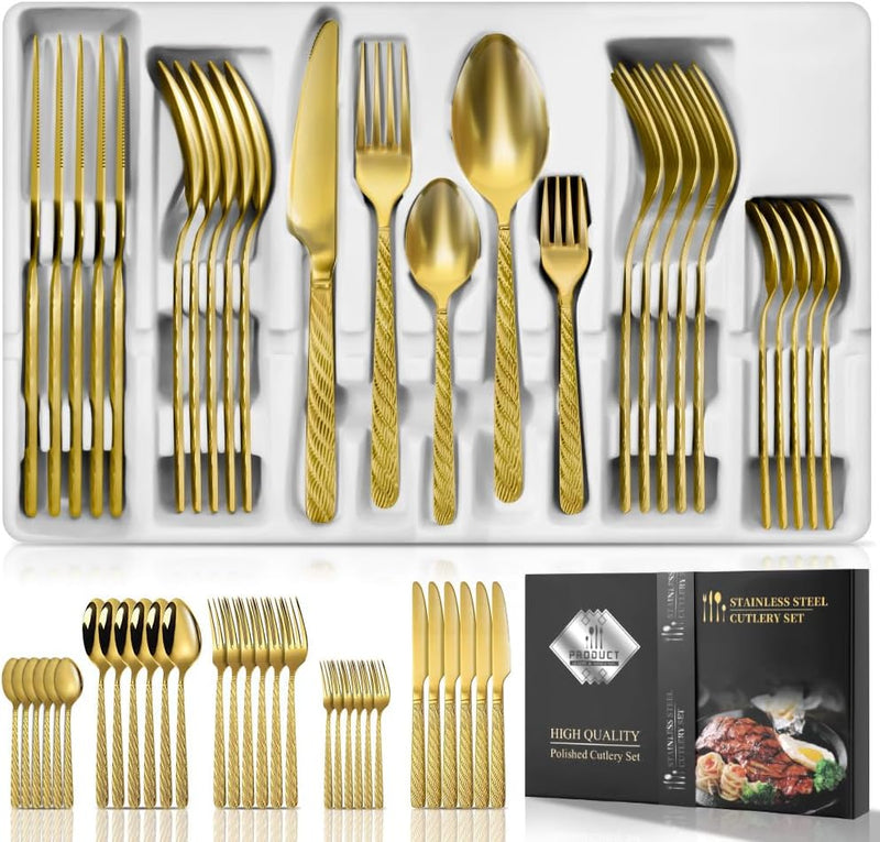 Faqueiro em Aço Inox com 30 Peças, Jogo de Talheres, Talheres, Faqueiro, Talher, Conjunto de Talheres, Jogo de Talher, Kit Talheres, Jogo Talheres, Talheres Inox, Faqueiro Inox (Prata