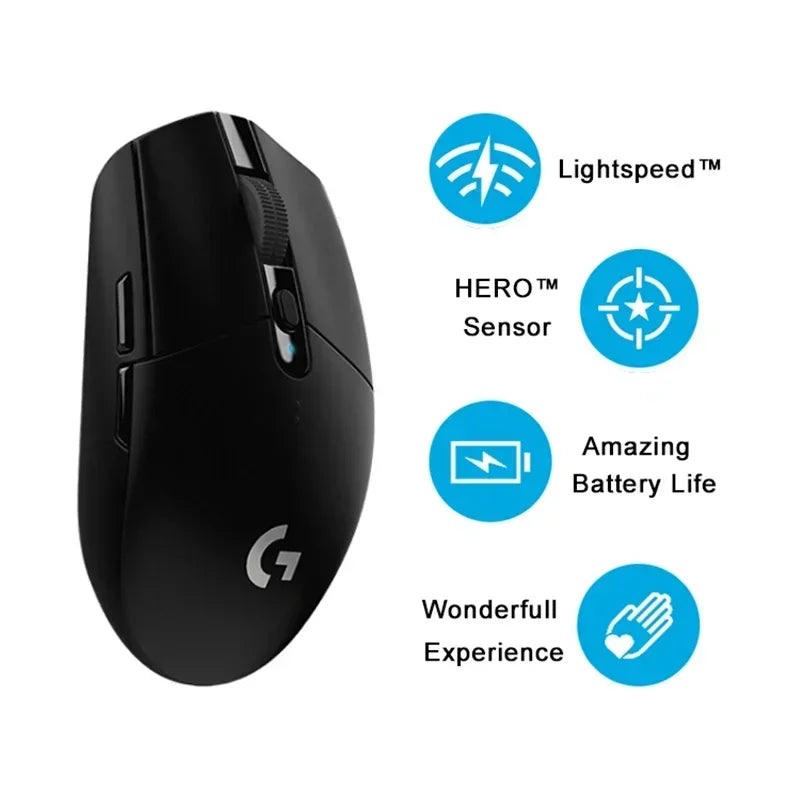 Mouse Gamer Sem Fio Logitech G304 – LIGHTSPEED, Alta Performance