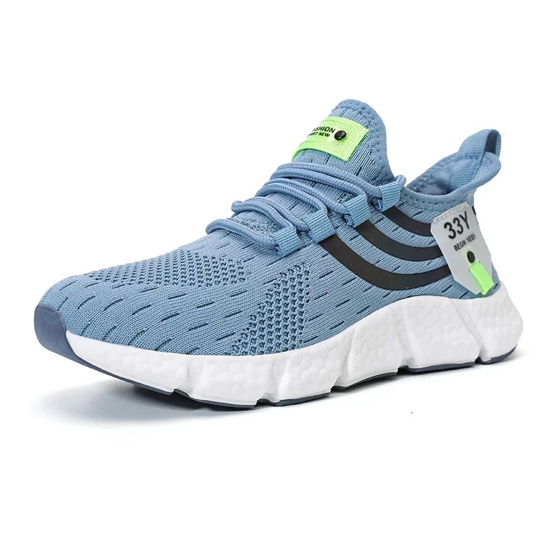 Tênis Casuais Masculinos para o Verão – Tênis Esportivos Respiráveis, Leves, para Corrida ao Ar Livre, Mesh, para Atividades Físicas, Corrida e Caminhada