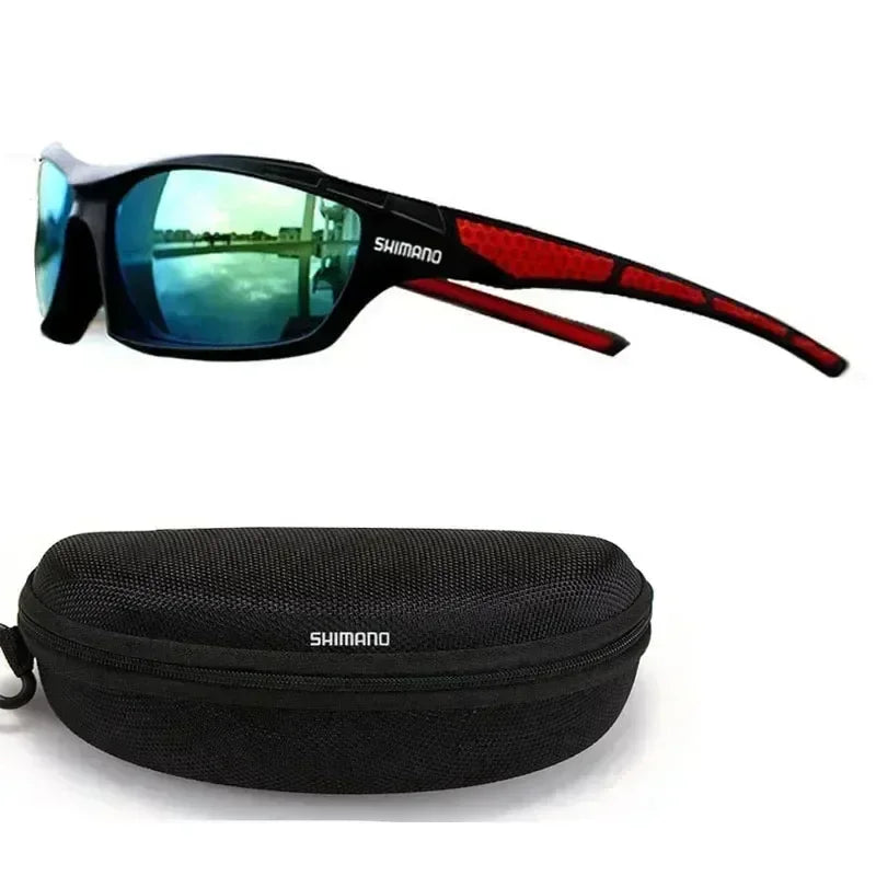 Óculos de Ciclismo Shimano Fashion - Óculos de Sol para Homens e Mulheres | Óculos Esportivos UV400 | Óculos para Bicicleta, Pesca e Atividades ao Ar Livre