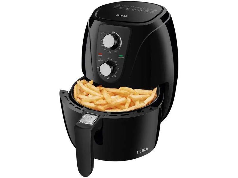 Fritadeira Elétrica Sem Óleo Air Fryer Ultra AF-UT-01 - 3,2L, Preto, com Timer - 127V