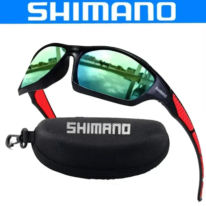 Óculos de Ciclismo Shimano Fashion - Óculos de Sol para Homens e Mulheres | Óculos Esportivos UV400 | Óculos para Bicicleta, Pesca e Atividades ao Ar Livre
