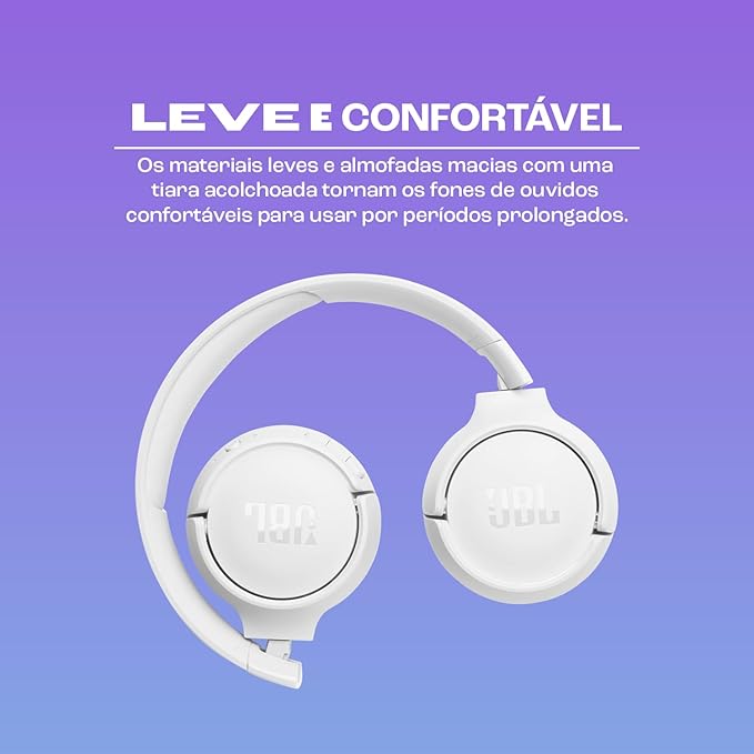 JBL, Fone de Ouvido On ear, Tune 520BT - Branco